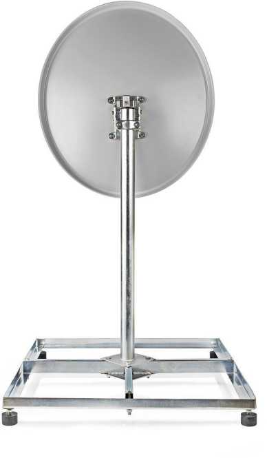 Satellitenbalkonständer für Sat Spiegel 90 cm Wandplatte 4x30x30 cm Länge 75 cm 