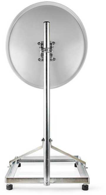 Satellitenbalkonständer für Sat Spiegel 90 cm Wandplatte 1x50x50 cm Länge 100 cm 