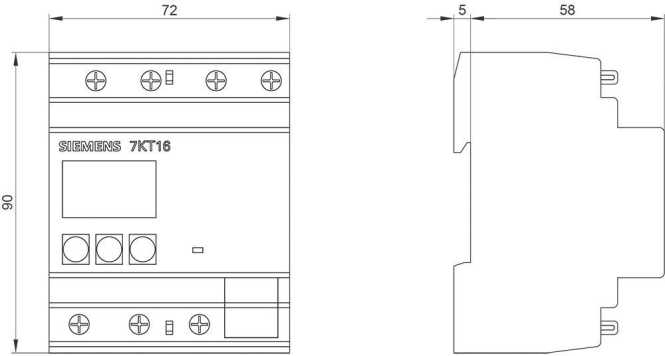 E-Zähler L-L 400 V / L-N 230 V / 80 A Modbus RTU/ASCII + MID 