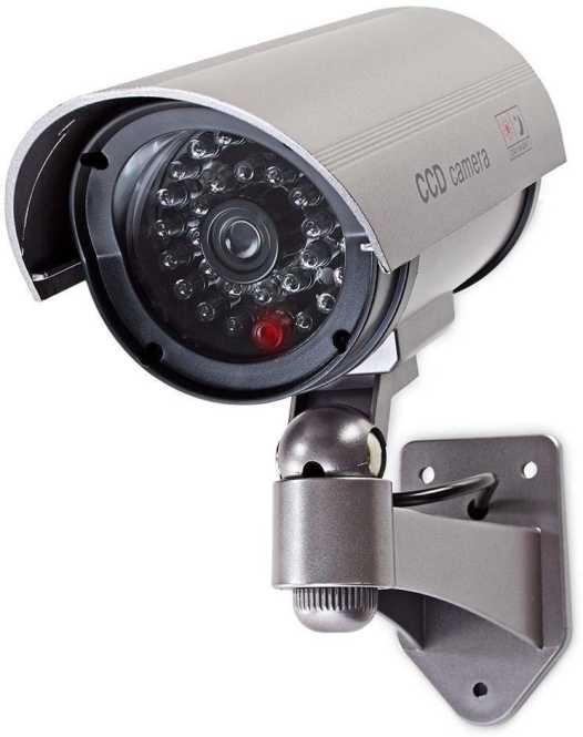 Kamera Attrappe Dummy Ip44 grau 