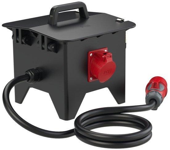 Mobilverteiler Vollgummi Spitz tragbar 5G6 3x250V/3x400V+FI IP44 