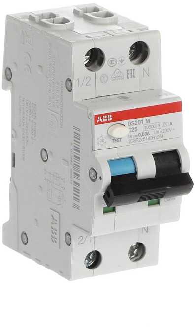 FI/LS Typ AG 1+N-polig kurzzeitverzögert Charakteristik C 13A 30mA 10kA 
