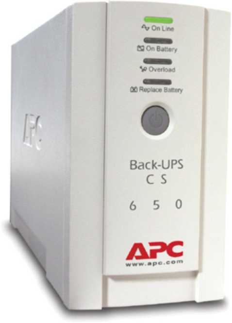 APC Back-UPS 650 VA - 230 V / USV-System mit Überspannungsschutz 