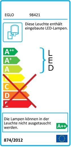 SANIA 4 Wandleuchte LED 6W L-130 weiß 