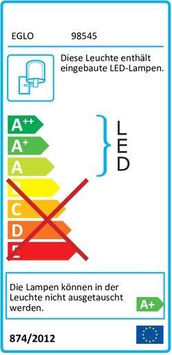 FELONICHE Wandleuchte LED 10W L-220 schwarz/gold 