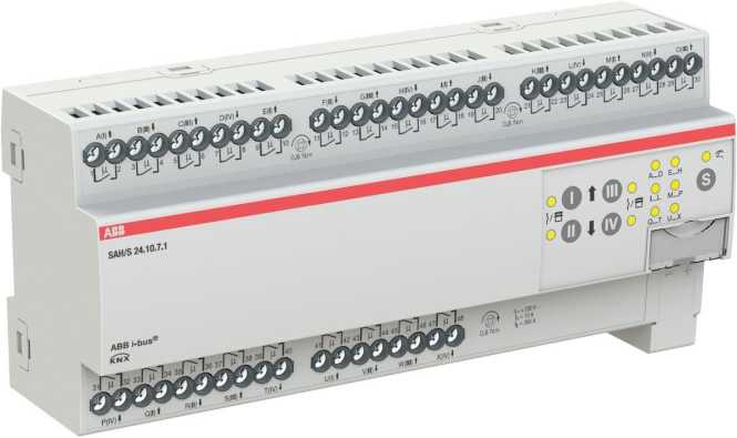 i-bus KNX Combi 8/4-fach Schalt- und Jalousieaktor 24/12-fach für 10A 