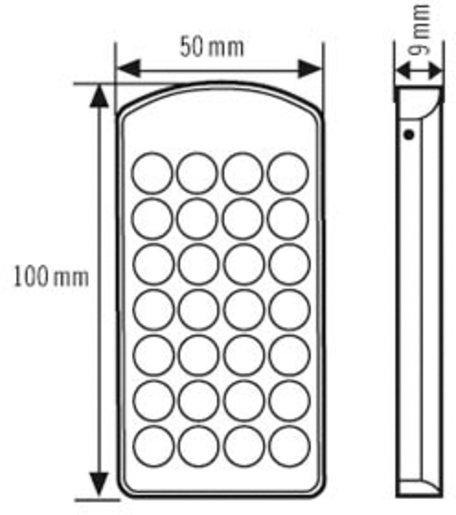 Fernbedienung für Präsenzmelder PD 180i PD 360i und BWM MD 180i MD 360i 