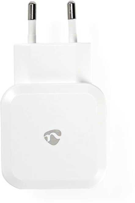 Netzladegerät mit 2 USB-A-Ausgänge WCHAU484AWT weiß 