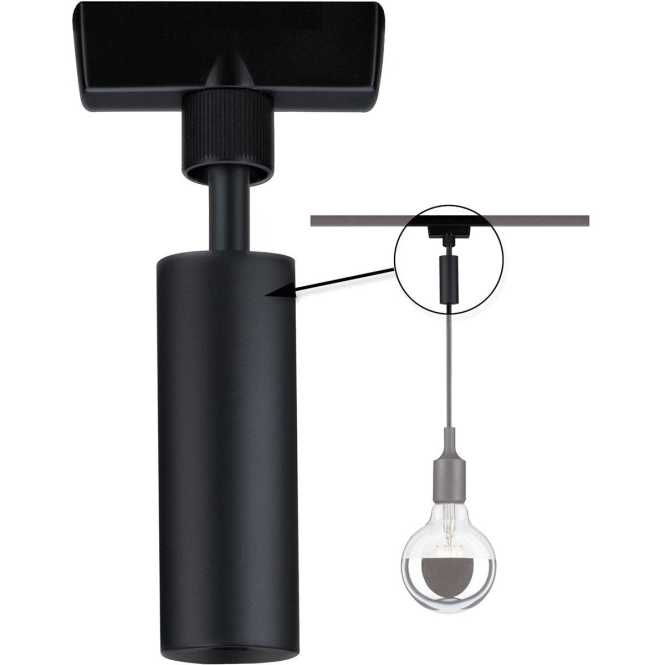 URail Universal Pendel Adapter Schwarz matt Metall Kunststoff 