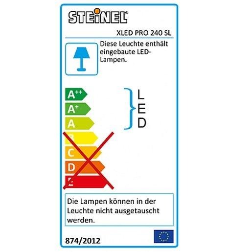 XLED PRO 240 SL V2 LED-Strahler schwarz 3000K warmweiß IP44 