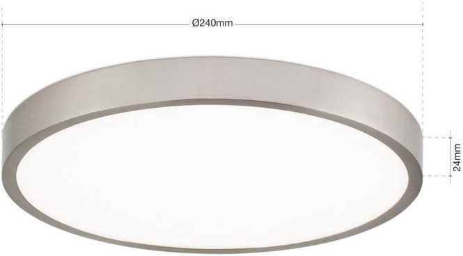 Deckenleuchte Bully LED 24W 1980lm 3000K satin 