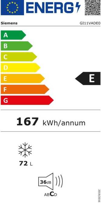 Einbaugefrierschrank vollintegrierbar iQ500 GI11VADE0 