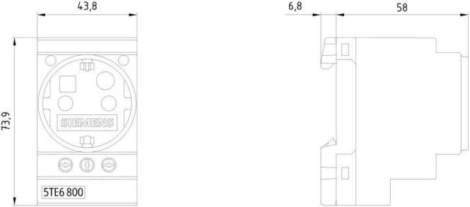 SCHUKO-Steckdose 16A gelb nach DIN VDE 0620 für Verteilereinbau 
