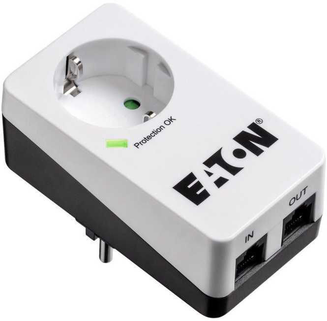 Protection Box 1 DIN 10A Input Schuko Output Schuko 