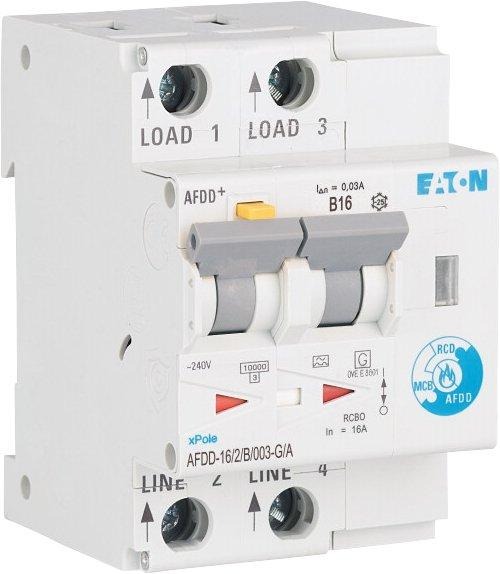 Brandschutzschalter 2-polig B 16 A 30 mA Typ G/A 