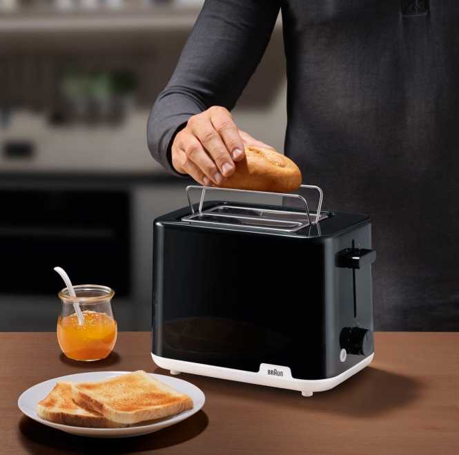 Zweischlitz-Toaster HT 1010 BK 