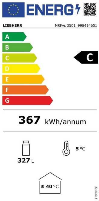 Flaschenkühlschrank MRFvc3501 