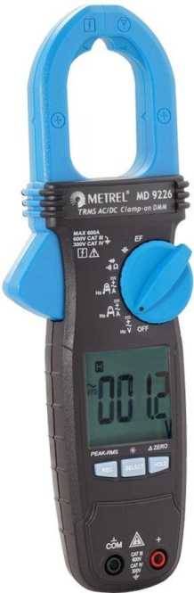 Digitales TRMS AC / DC Stromzangen-Multimeter f. Kapazitäts- und Frequenzmessung 