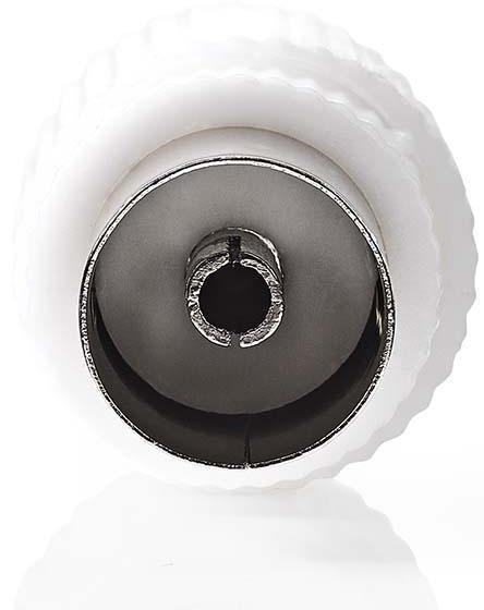 IEC (Koax)-Stecker Buchse - 2 Stück Weiß 