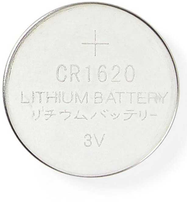 Lithium-Knopfzellenbatterie CR1620 3 V 5 Stück Blister 