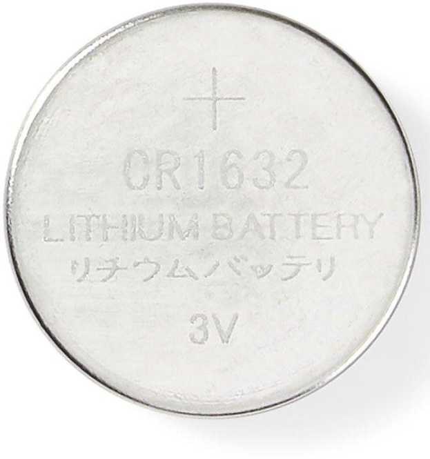 Lithium-Knopfzellenbatterie CR1632 3 V 5 Stück Blister 