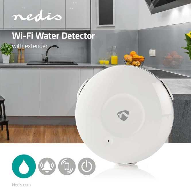 WLAN Smart Wasserleckdetektor Batteriebetrieben Android & IOS 