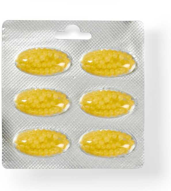 Duftperlen für Staubsauger Zitrone 6 Nachfüllungen gelb 