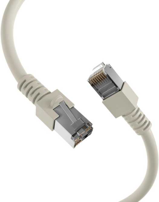 RJ45 Patchkabel SF/UTP Kat.5e 0,7m grau Kat.5E 