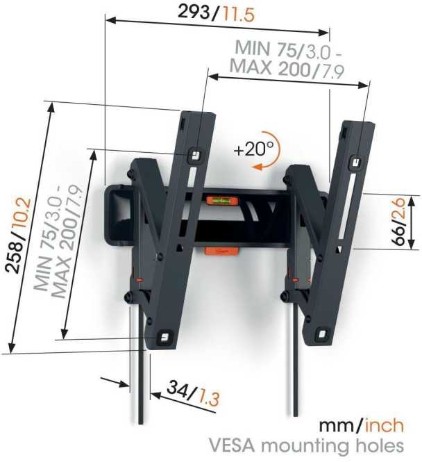Wandhalter für TVs Comfort TVM3215 
