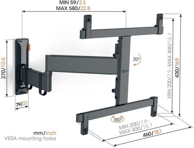 Wandhalter für OLED-TVs 32-65 