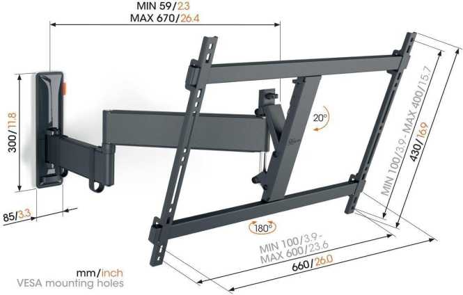 Wandhalter für TVs 40-77 