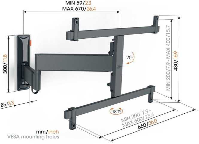 Wandhalter für OLED-TVs 40-77 