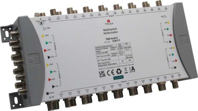 Kaskaden-Multischalter 9in/24out TMS 9x34 C 