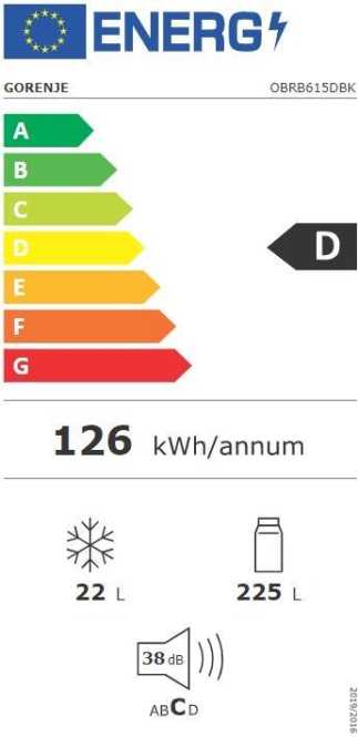 Kühlschrank Retro OBRB615DBK 