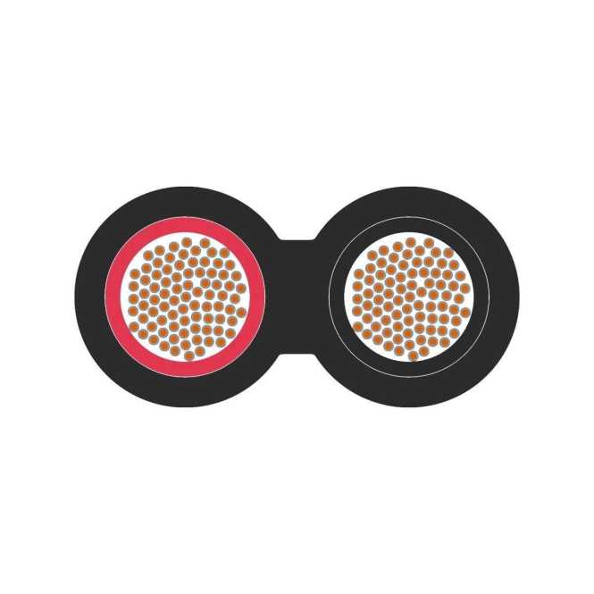 Photovoltaikleitung Ölflex SOLAR XLS-R T rot-schwarz 2x6 mm² 