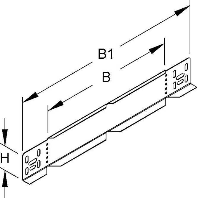 Reduzier-/Abschluss-/Winkelstück für KR 60x300mm Stahl bandverzinkt DIN EN 10346 