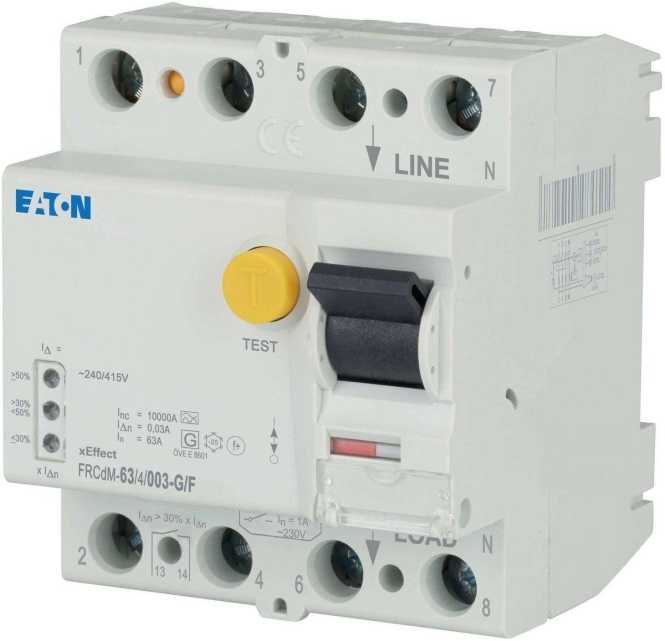 FI-Schutzschalter  40A 4-polig 300mA Typ G/F kurzverz. 