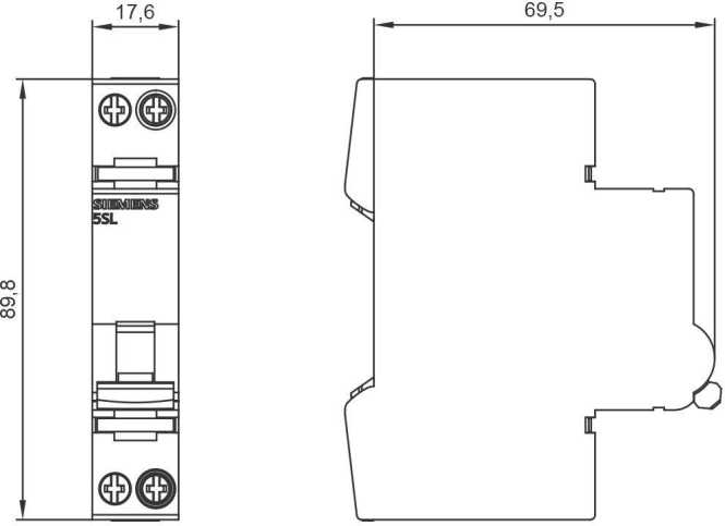 Leitungsschutzschalter mit Messfunktion Kommunikation 230V AC 6kA 1+N C 13A 