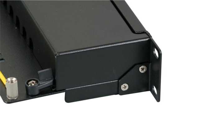 Mini-Patchpanel STP 8xRJ45 Kat.6A 10 1HE RAL7035 grau 