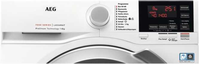 Waschmaschine Serie 7000 ProSteam L7FBG61480 8KG 1400 U/min 