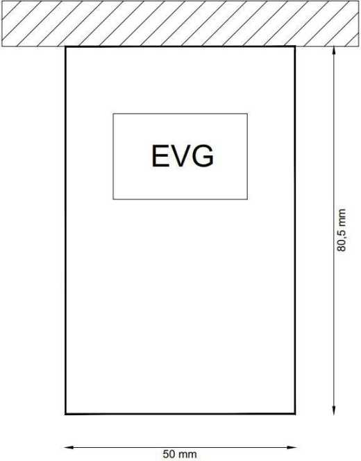 Profil-Anbauleuchte Line50 1411mm 940 direkt schwarz microprismatisch 