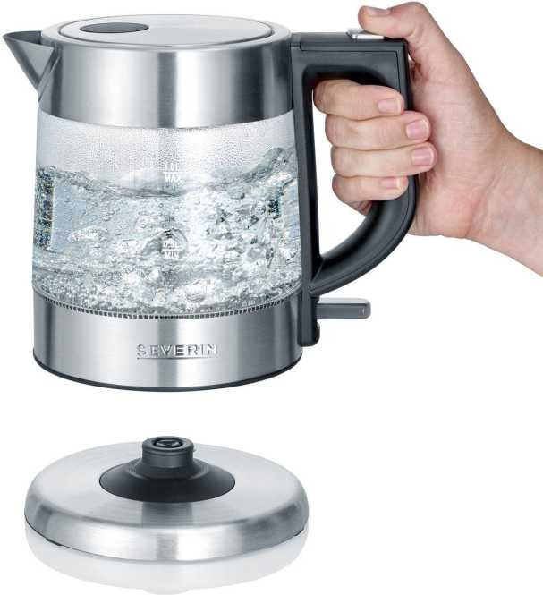 Wasserkocher 1L 2200W WK 3468 Silber 