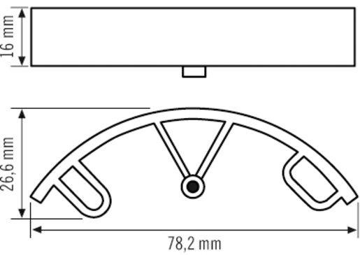 Befestigung BASIC SPACER weiß 