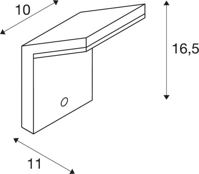 ORDI SENSOR Outdoor Wandleuchte LED 3000K anthrazit mit Sensor 