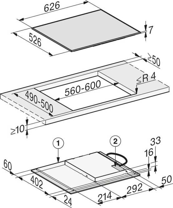 Induktionskochfeld Autark KM7361FR 