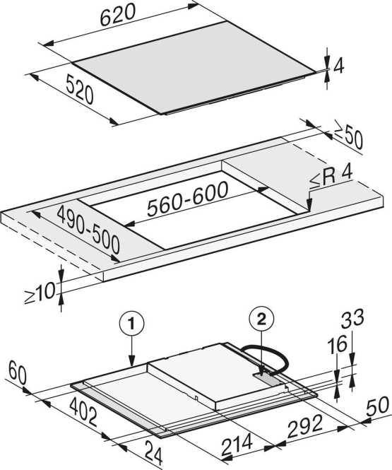 Induktionskochfeld Autark KM7361FL 