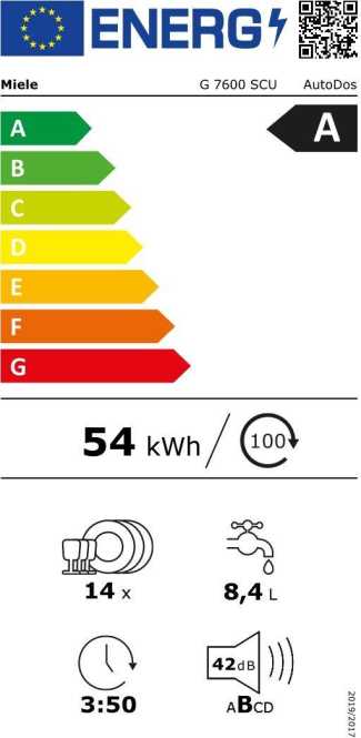 Geschirrspüler Unterbau G 7600 SCU 