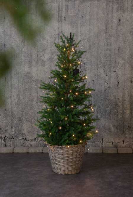 AKKU LED-Vorhang 64 2700x1400 Schwarz 