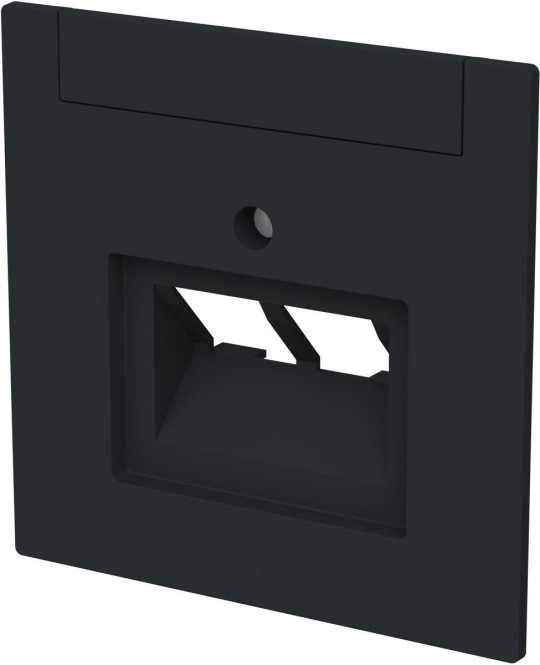 Zentralscheibe 2-fach, UAE mit Beschriftungsfeld 