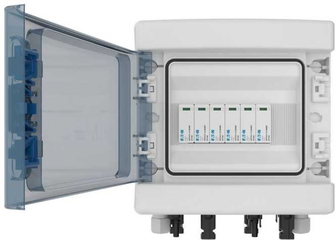 PV DC SPD Überspannungsschutzbox 2IN+2OUT Typ 2 MC4 